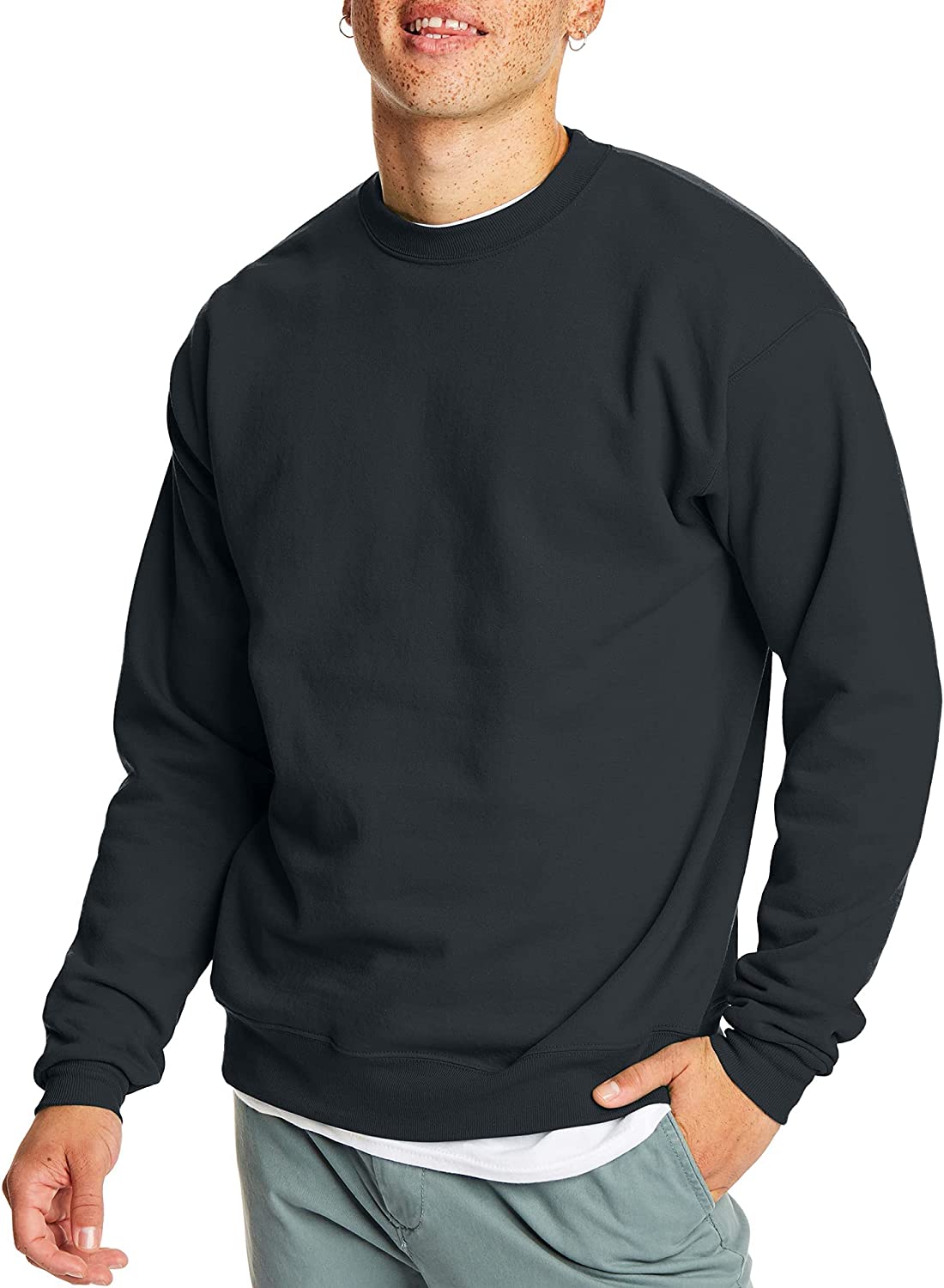 EcoSmart Fleece Sweatshirt, Cotton-Blend Pullover, Crewneck Sweatshirt for Men - Image 5